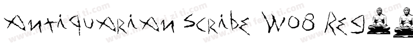 Antiquarian Scribe W08 Reg字体转换